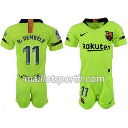 Maillot de Foot Barcelone D.DEMBELE 11 Enfant Exterieur 2018/19
